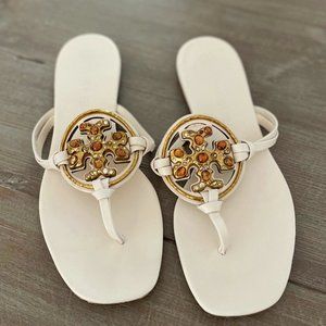 Tory Burch Jewelled Miller Sandal Size 8